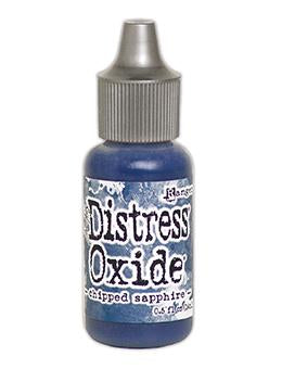 NEW! Tim Holtz Distress® Oxide® Re-Inker Chipped Sapphire, 0.5oz