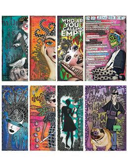 Dylusions Postcards, 8pc