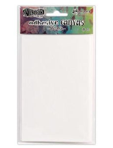 Dylusions Adhesive Canvas Blank, 8pc