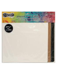 Dylusions Creative Journal Square Insert Sheets, 12pc