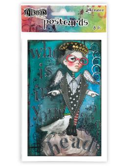 Dylusions Postcards, 8pc