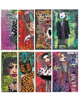 Dylusions Postcards 2, 8pc
