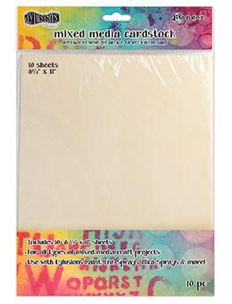 Dylusions Mixed Media Cardstock, 10pc