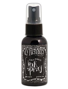 Dylusions Ink Spray Black Marble, 2oz