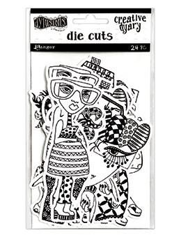 Dylusions Creative Dyary Dycuts - 1, 24pc - Ranger Dev