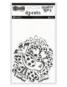 Dylusions Creative Dyary Dycuts - 3, 24pc