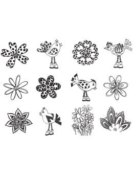 Dylusions Creative Dyary Dycuts - 3, 24pc