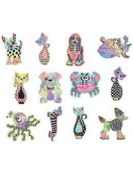 Dylusions Creative Dyary Dycuts - 4, 24pc