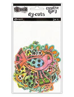 Dylusions Creative Dyary Dycuts - 5, 24pc