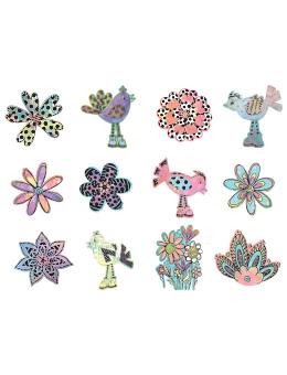 Dylusions Creative Dyary Dycuts - 5, 24pc