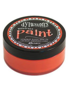 Dylusions Paint Postbox Red, 2oz