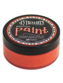 Dylusions Paint Postbox Red, 2oz