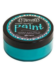 Dylusions Paint Vibrant Turquoise, 2oz