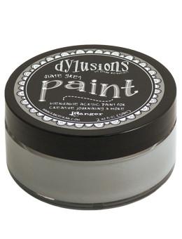 Dylusions Paint Slate Grey, 2oz