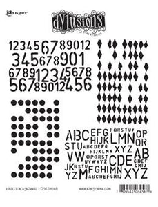 Dylusions Cling Mount Stamps Basic Backgrounds