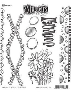 Dylusions Cling Mount Stamps Anatomy of a Page