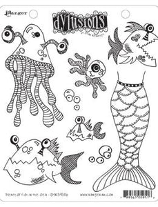 Dylusions Cling Mount Stamps Plenty More Fish in the Sea – Ranger Dev