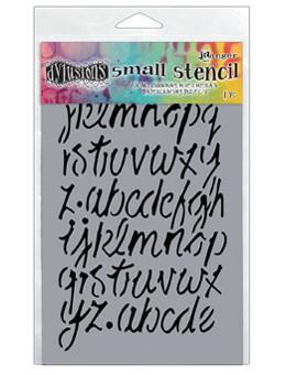 Dylusions Stencils Modern Script