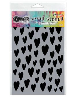 Dylusions Stencils Love Hearts