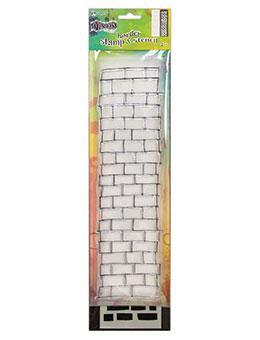 Dylusions Stamp & Stencil Brickwork Border