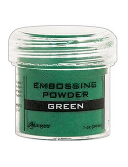 Embossing Powder Green, 1oz Jar