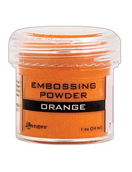 Embossing Powder Orange, 1oz Jar