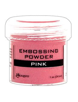 Embossing Powder Pink, 1oz Jar