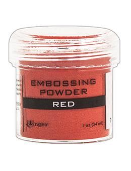 Embossing Powder Red, 1oz Jar