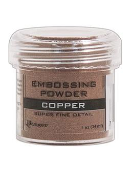 Embossing Powder Super Fine Copper, 1oz Jar