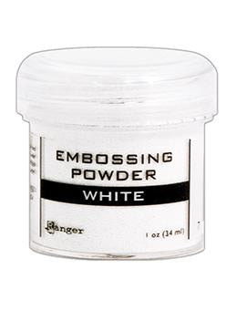 Embossing Powder White, 1oz Jar