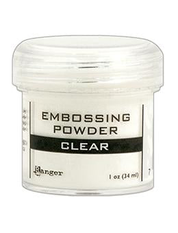 Embossing Powder Clear, 1oz Jar