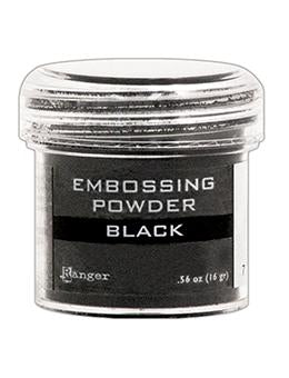 Embossing Powder Black, 1oz Jar