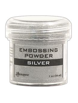 Embossing Powder Silver, 1oz Jar