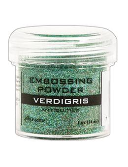 Embossing Powder Verdigris, 1oz Jar