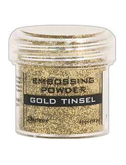 Embossing Powder Gold Tinsel, 1oz Jar