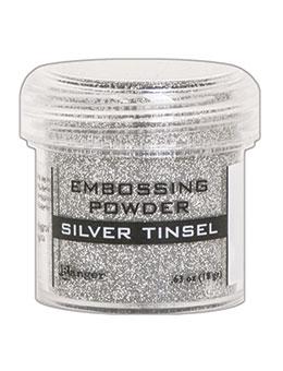 Embossing Powders Silver Tinsel