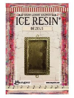 ICE Resin® Milan Bezels: Antique Bronze Medium Rectangle, 1pc.