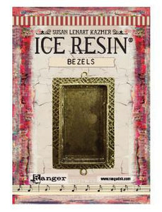 ICE Resin® Milan Bezels: Antique Bronze Large Rectangle, 1pc.