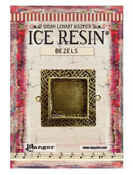 ICE Resin® Milan Bezels: Antique Bronze Medium Square, 1pc.