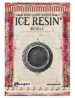 ICE Resin® Milan Bezels: Antique Silver Medium Circle, 1pc.