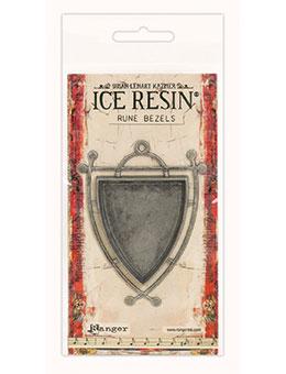 ICE Resin® Rune Bezels: Antique Silver Shield