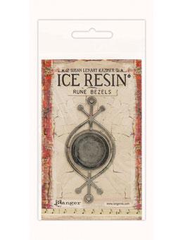 ICE Resin® Rune Bezels: Antique Silver Round