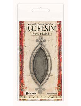 ICE Resin® Rune Bezels: Antique Silver Ellipse