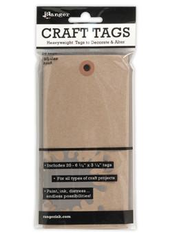 Ranger Craft Tags #8 Kraft, 20pc