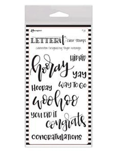 Letter It™ Clear Stamp Set - Celebration