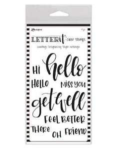 Letter It™ Clear Stamp Set - Greetings