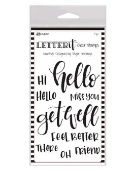 Letter It™ Clear Stamp Set - Greetings