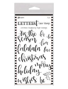 NEW! Letter It™ Clear Stamp Set - Christmas