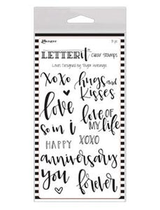 NEW! Letter It™ Clear Stamp Set - Loves