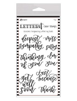 NEW! Letter It™ Clear Stamp Set - Occasions